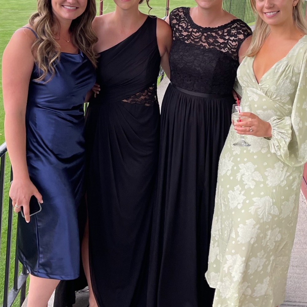 Black Bridesmaid Dress
